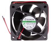 Sunon M Series Axial Fan, 12 V dc, DC Operation, 27cfm, 1.56W, 130mA Max, 60 x 60 x 25mm