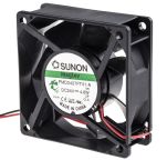 Sunon PMD Series Axial Fan, 24 V dc, DC Operation, 83.3m³/h, 4.8W, 200mA Max, 70 x 70 x 25mm